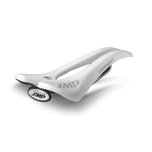 SMP Carbon Inox Rail Saddle - 129mm - White