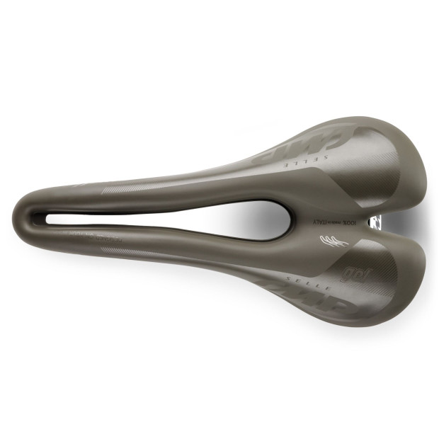 SMP Well Gel Saddle Inox Rails 280x144mm Gravel Brown