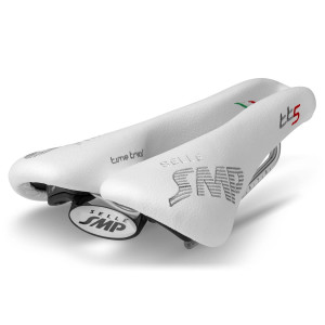 SMP TT5 Time Trial Saddle 141x251mm Stainless Steel Rails - White