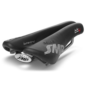 SMP TT4 Time Trial Saddle 136x246mm Stainless Steel Rails - Black