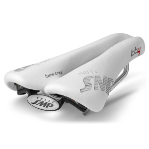 SMP TT4 Time Trial Saddle 136x246mm Stainless Steel Rails - White
