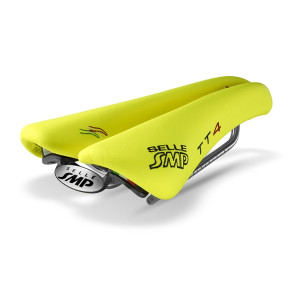 SMP TT4 Time Trial Saddle 135x246mm Carbon Rails - Fluo Yellow