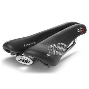 SMP TT3 Time Trial Saddle 133x246mm Stainless Steel Rails - Black