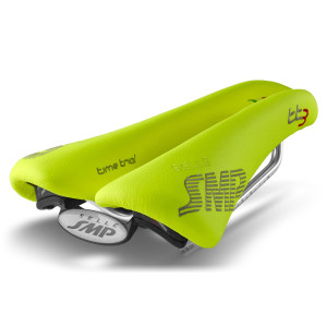SMP TT3 Time Trial Saddle 133x246mm Stainless Steel Rails - Fluo Yellow