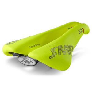 SMP TT1 Time Trial Saddle 164x257mm Stainless Steel Rails - Fluo Yellow
