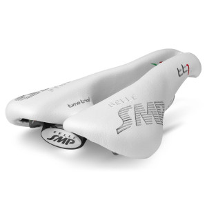 SMP TT1 Time Trial Saddle 164x257mm Stainless Steel Rails - White