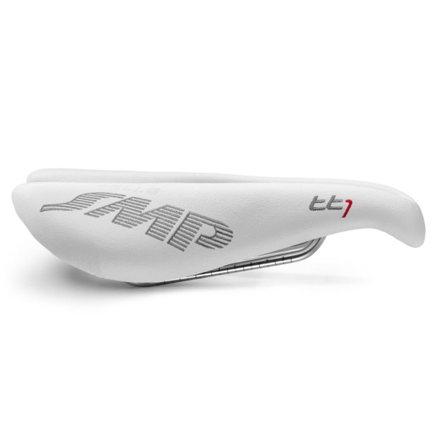 SMP TT1 Time Trial Saddle 164x257mm Stainless Steel Rails - White