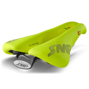SMP Triathlon T1 Saddle 164x257mm Stainless Steel Rails - Fluo Yellow