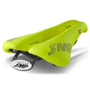 SMP Triathlon T1 Saddle 164x257mm Carbon Rails - Fluo Yellow