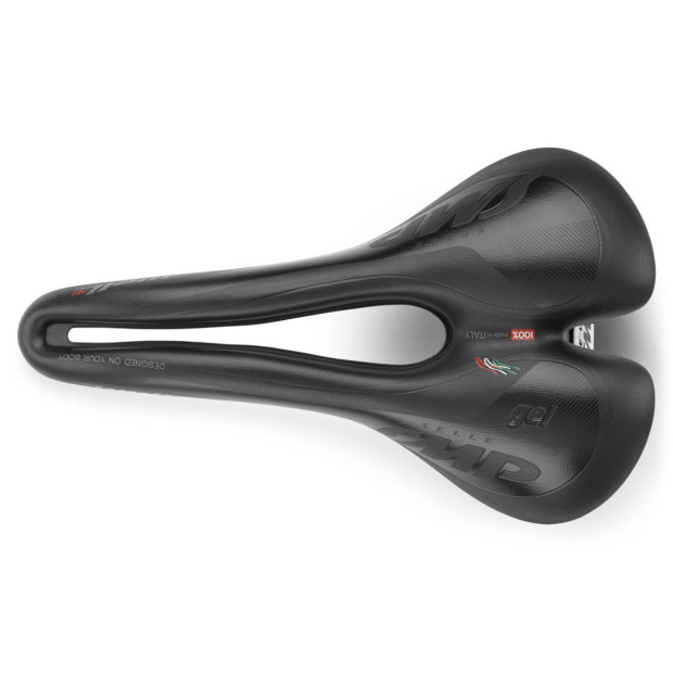 SMP Well M1 Gel E-MTB Saddle 163x279mm Carbon Rails - Black