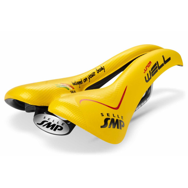 SMP Well Junior Saddle 130x234mm - Yellow