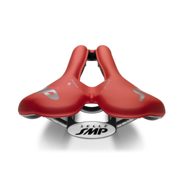 SMP VT30 Road/MTB Saddle 155x283mm Stainless Steel Rails - Red