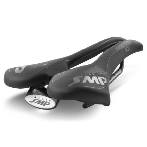 SMP VT30 Gel Road/MTB Saddle 155x283mm Carbon Rails - Black