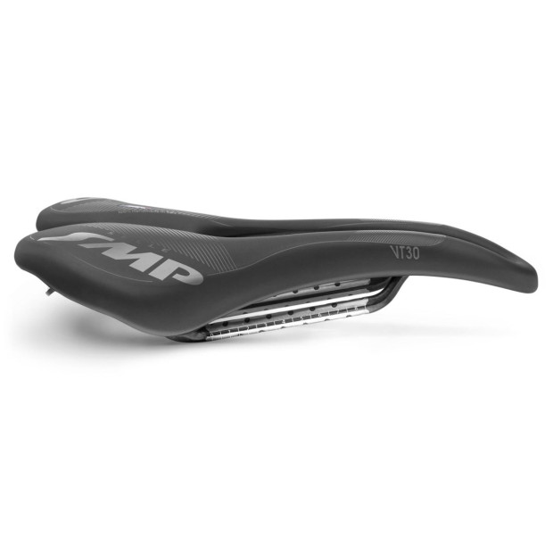 SMP VT30 Gel Road/MTB Saddle 155x283mm Carbon Rails - Black