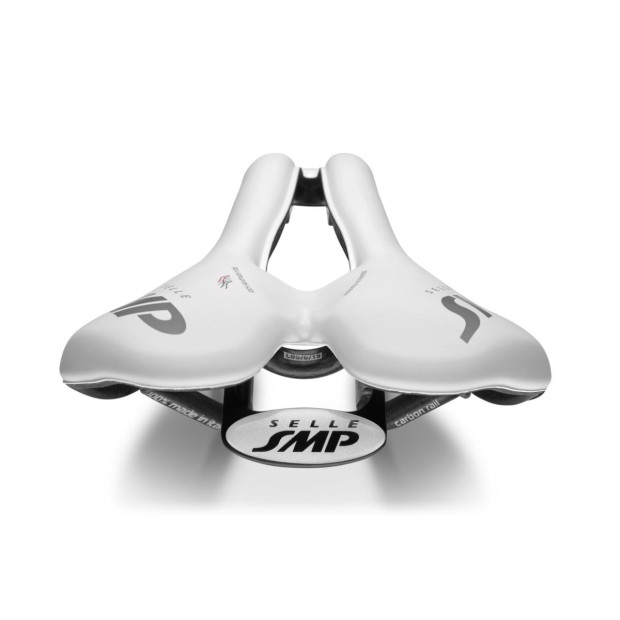 SMP VT30 Road/MTB Saddle 155x283mm Carbon Rails - White