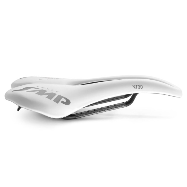 SMP VT30 Road/MTB Saddle 155x283mm Carbon Rails - White