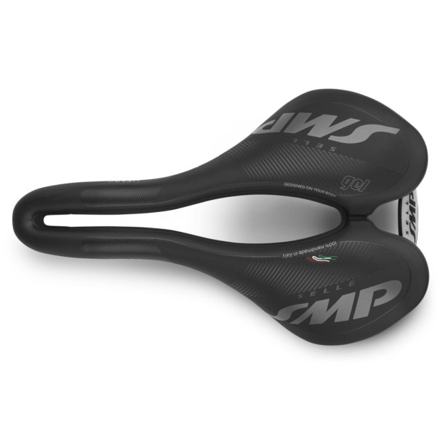 SMP VT30C Gel Road/MTB/Gravel Saddle 155x255mm Carbon Rails - Black