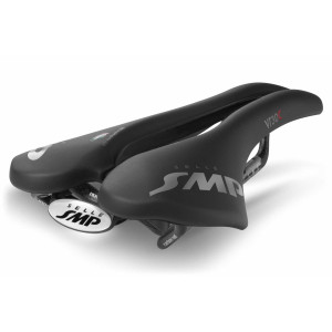 SMP VT30C Gel Road/MTB/Gravel Saddle 155x255mm Carbon Rails - Black