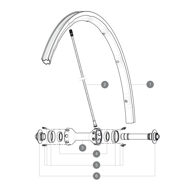 Mavic V4161301 Spokes for R-Sys SLR Wheels x10