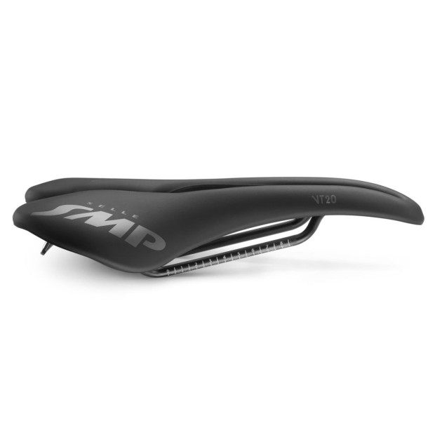 SMP VT20 Road/MTB/Gravel Saddle 142x280mm Stainless Steel - Noir