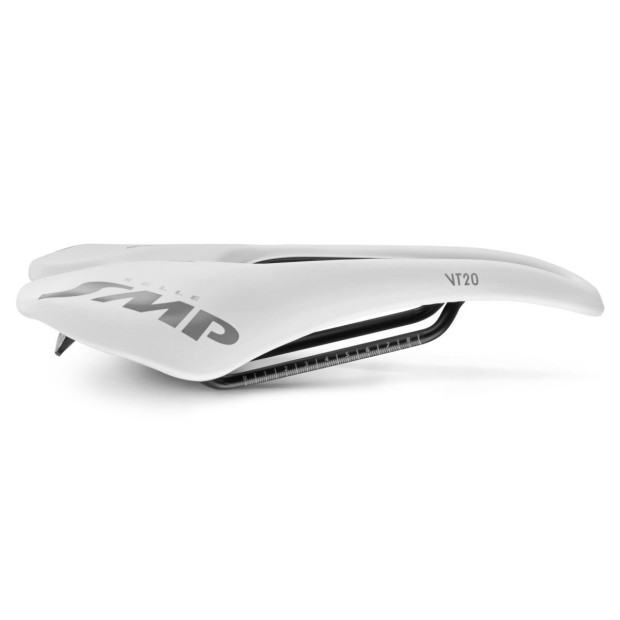 SMP VT20 Road/MTB/Gravel Saddle 142x280mm Stainless Steel - White