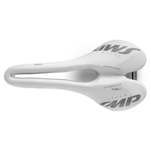 SMP VT20 Road/MTB/Gravel Saddle 142x280mm Stainless Steel - White