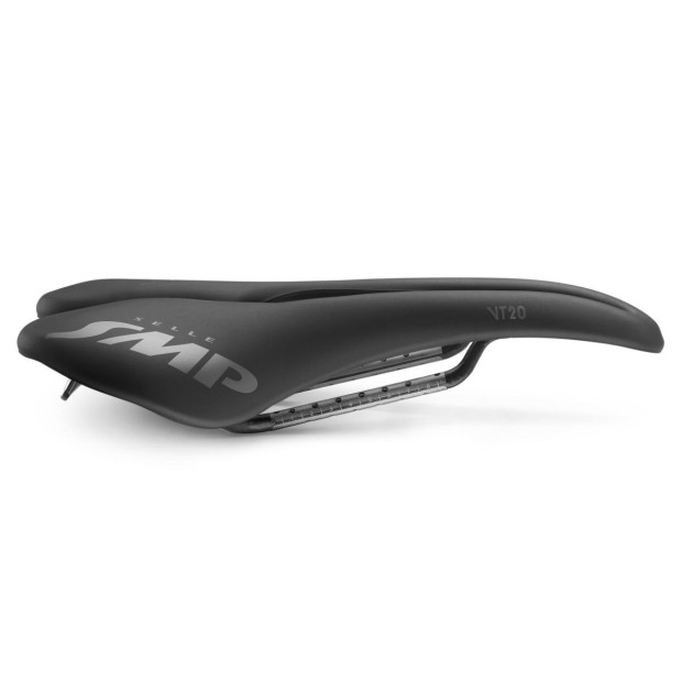 SMP VT20 Road/MTB/Gravel Saddle 142x280mm Carbon Rails - Black