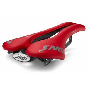 SMP VT20C Road/MTB/Gravel Saddle 144x255mm Carbon Rails - Red