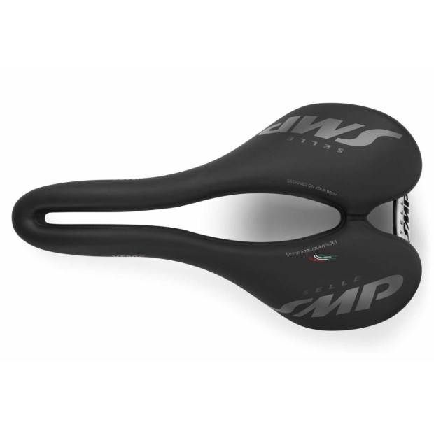 SMP VT20C Road/MTB/Gravel Saddle 144x255mm Carbon Rails - Black