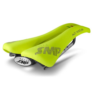 SMP Stratos Saddle 131x266mm Carbone Rails - Fluo Yellow