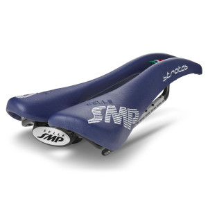 SMP Stratos Saddle 131x266mm Carbone Rails - Blue