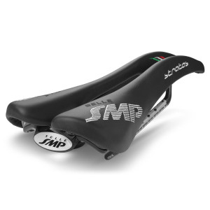 SMP Stratos Saddle 131x266mm Carbone Rails - Black