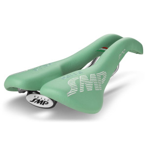 SMP Pro Saddle 148x278mm Stainless Steel Rails - Celestial Green