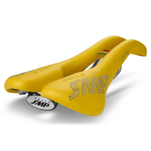 SMP Pro Saddle 148x278mm Stainless Steel Rails - Yellow