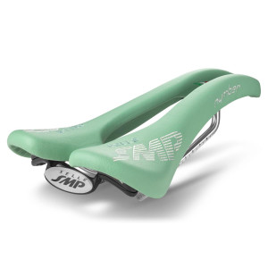 SMP Nymber Saddle 139x267mm Stainless Steel Rails - Celestial Green