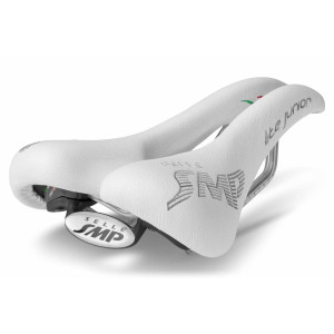 SMP Lite Junior Saddle 138x234mm Rails Inox - White