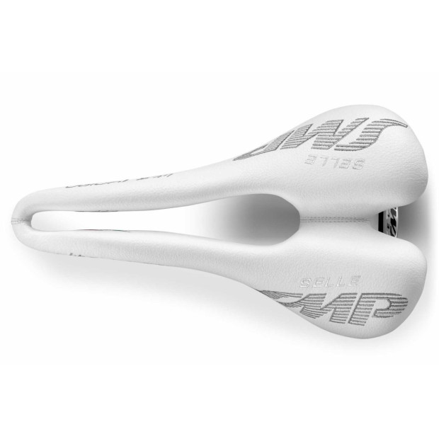 SMP Lite Junior Saddle 138x234mm Rails Inox - White