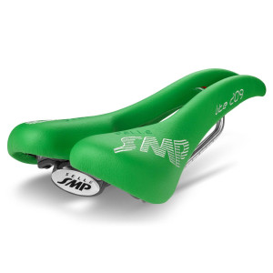 SMP Lite 209 Saddle 139x273mm Stainless Steel Rails - Italian Green
