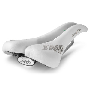 SMP Lite 209 Saddle 139x273mm Stainless Steel Rails - White