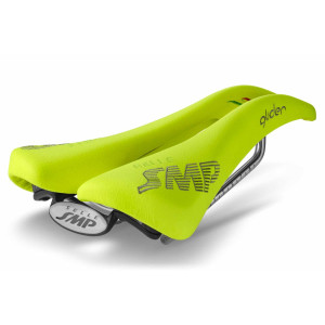 SMP Glider Saddle 266x136 mm Stainless Steel Rails - Fluo Yellow