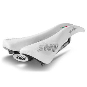 Saddle SMP Glider 266x136 mm Carbon Rails - White