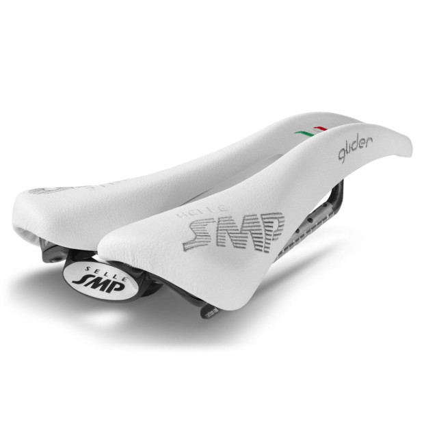 Saddle SMP Glider 266x136 mm Carbon Rails - White