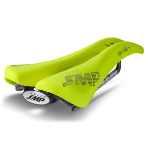Saddle SMP Glider 266x136 mm Carbon Rails - Fluo Yellow
