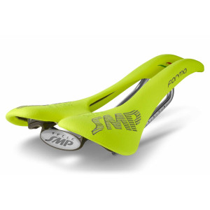 SMP Forma Saddle 137x273mm Stainless Steel Rails - Fluo Yellow
