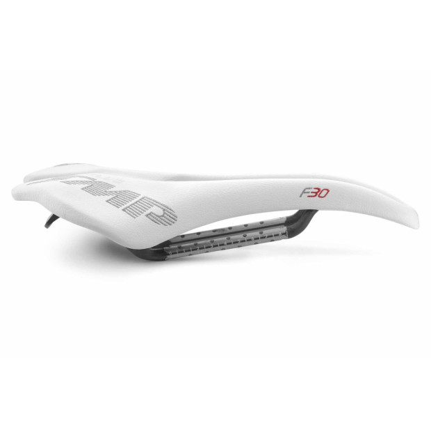 SMP F30 Saddle 149x295mm Carbon Rails - White