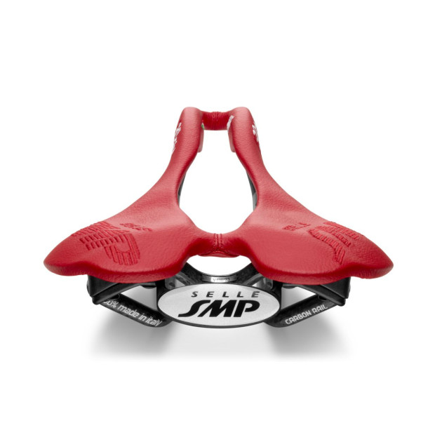 SMP F30Csi Saddle 150x250mm Carbon Rails - Red