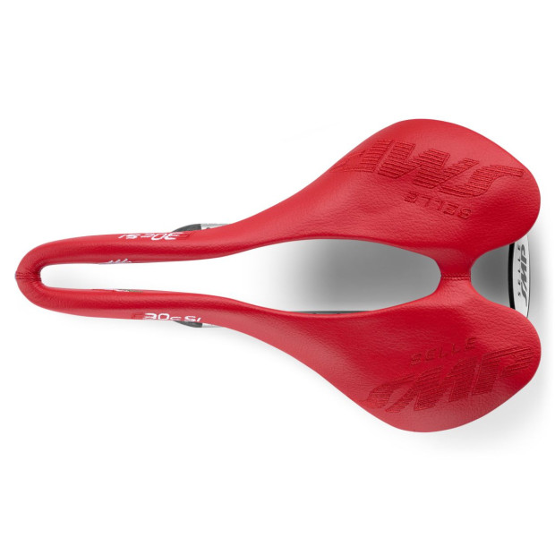 SMP F30Csi Saddle 150x250mm Carbon Rails - Red