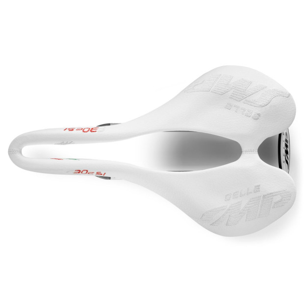 SMP F30Csi Saddle 150x250mm Carbon Rails - White