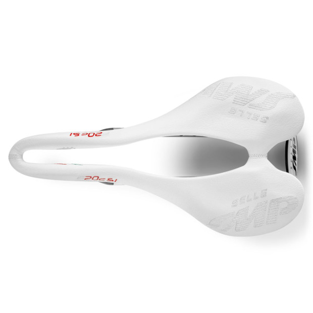 SMP F20Csi Saddle 135x250mm Carbon Rails - Blanc