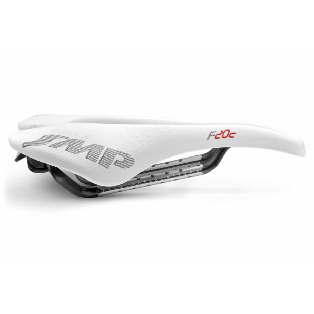 SMP F20C Saddle 134x250mm Carbon Rails - White